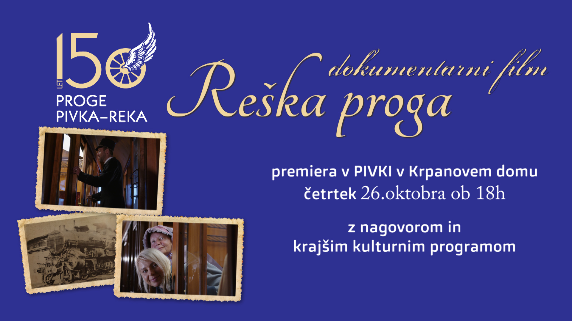 obvestilo vabilo Reška proga
